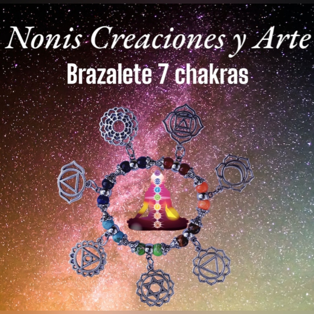 Bracelet with natural stones 7 chakras
